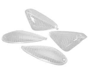 Indicatorlens Set STR8 (4) Piaggio NRG MC² Extreme / MC³ Wit