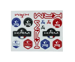 Stickerblad A4 KRM Pro Ride