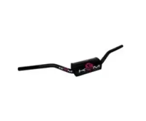 Stuur MX 28mm Met Pad KRM Zwart / Roze