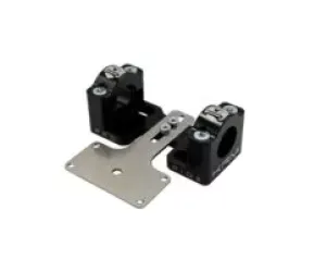 Stuurklemmen 28mm Met Dashboardhouder KRM Zwart