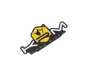 Sticker KRM Pro Ride Geel