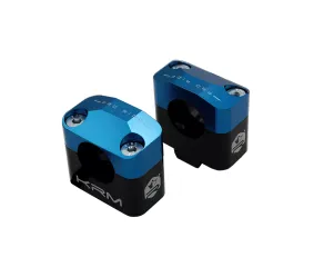 Stuurklemen 28MM KRM Zwart / Blauw