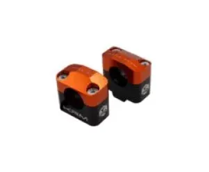 Stuurklemmen 28mm KRM Zwart / Oranje