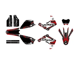 Stickerset Kit KRM Rood Rieju MRT