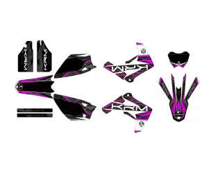 Stickerset Kit KRM Paars Rieju MRT