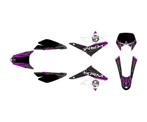 Stickerset KRM Paars Derbi  X-treme 2011 - 2017