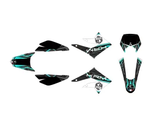 Stickerset KRM Turquoise Derbi  X-reme 2011 - 2017