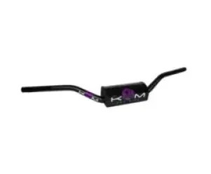 Stuur MX 28mm Met Pad KRM Zwart / Paars