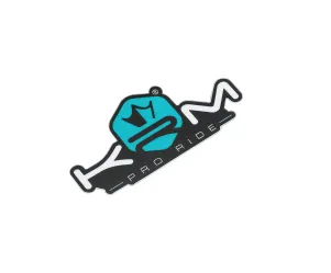 Sticker KRM Pro Ride Turquoise