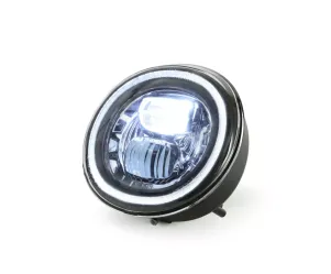 Koplamp MOTO NOSTRA LED HighPower GTS i.E Super 125-300  (-2018 Past Ook op GT, GTS, GTL) Verchroomde Reflector