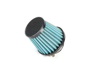 Luchtfilter Power Straight D.35MM Carbon / Blauw