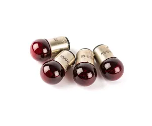 Lampen Aachter- / Remlicht (X4) FEU + Stop 12V - 18/5W Bay15D Rood