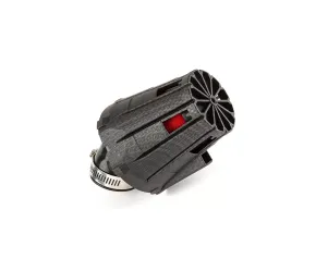 Luchtfilter E5 Hoek 45 Deg. D.35MM Matte Carbon / Rood