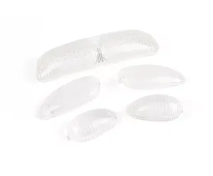 Lens Set (4) Indicatoren + Achterlicht Wit Piaggio Typhoon / NRG