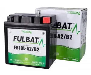 Accu (Gel) Onderhoudsvrij Fulbat fb10l a2 b2 12v 11ah 136x91x146mm
