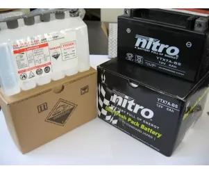 Accu Nitro Ytx7a-Bs - Onderhouds vrij (6Ah)