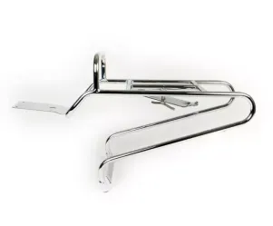 Achterrek MOTO NOSTRA Horizontale Reservewielhouder Vespa PX80, PX125, PX150, PX200 Chroom