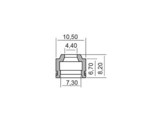 Klepseal China / GY6 4T 50cc (per stuk)