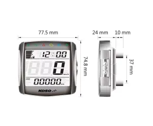 Racedashbord KOSO XR-01S Multifunktioneel