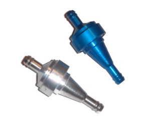 Benzine filter - Universeel - Kleur: Chroom / Zilver
