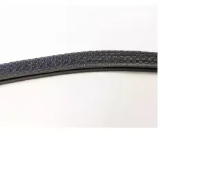 Sierstrip / Beschermstrip windscherm (zwart, per meter)