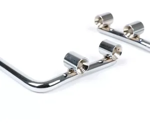 Windscherm beugels Moto Nostra - Vespa PX80, PX125, PX150, PX200, T5 Classic, LML 125 150 Star Stella Chroom