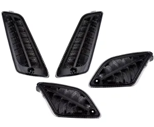 Knipperlichtset Voor Achter MOTO NOSTRA 2K22 (2019-2022) Dynamisch LED Volglicht Voorzijde Met Dagrijlicht en Achterzijde Met Positielicht Gerookt