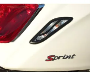 Paar Indicatorroosters MOTO NOSTRA Vespa Sprint Primavera 50-150  Achter Zwart