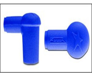 Bougiedop - Ariete Racing - blauw siliconen
