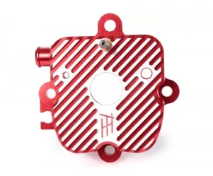 buitenste cilinderkop v1.1  heikotuning rood 45 geslepen piaggio 125 180 cc 2 takt lc