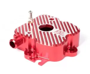 buitenste cilinderkop v1.1  heikotuning rood 45 geslepen piaggio 125 180 cc 2 takt lc