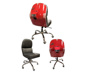 Bureaustoel Vespa Rood