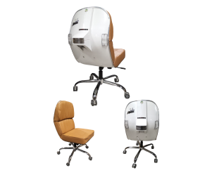 Bureaustoel Vespa Wit