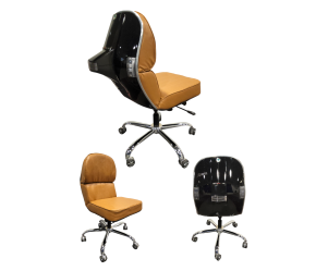 Bureaustoel Vespa Zwart 