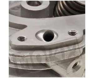Cylinderkop Gy6 / China - korte kleppen (64 mm) + SLS