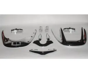 sierlijst set chroom - China Retro scooter (incl druppels)