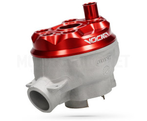 Voca Cilinder Bestia 80cc Minarelli AM6 (50mm) - Rode cilinderkop