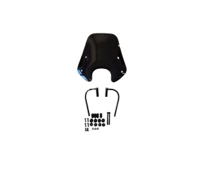 Laag windscherm Piaggio Zip 2000 - Glans Zwart