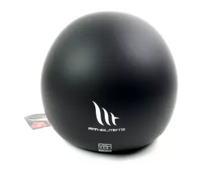 Goedkope Scooterhelm Mat zwart - model 'Street' 