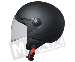 Goedkope Scooterhelm Mat zwart - model 'Street' 