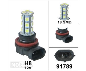 Lamp H8 12v 35w LED