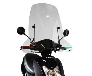 Windscherm Kymco Agility (10/12 inch) Hoog - Transparant