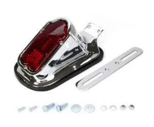 Achterlicht Uni Opbouw Model (Rood) Chroom Elec BA15S