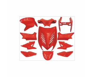 Kappenset Aerox Special Rood Glans - DMP