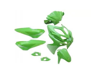 Kappenset Yamaha Aerox 2014 / Aerox R - Kawasaki groen