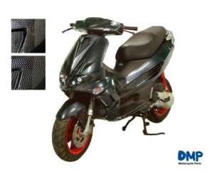 Kappenset Gilera Runner - Carbon - 12 delig