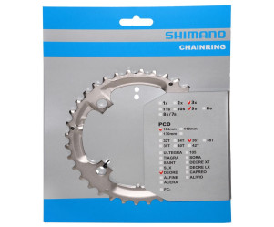 Kettingblad 36T Shimano Deore FC-M532 Zilver