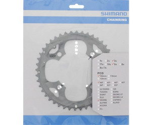Kettingblad 44T Shimano Deore FC-M590 Kettingrand Zilver