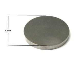 Klepstelplaatje Yamaha / Honda / Piaggio (7,5mm diameter) - Verschillende diktes