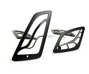 Knipperlichtrooster Set MOTO NOSTRA Vespa GT, GTL, GTV, GTS 125-300 Mat Zwart